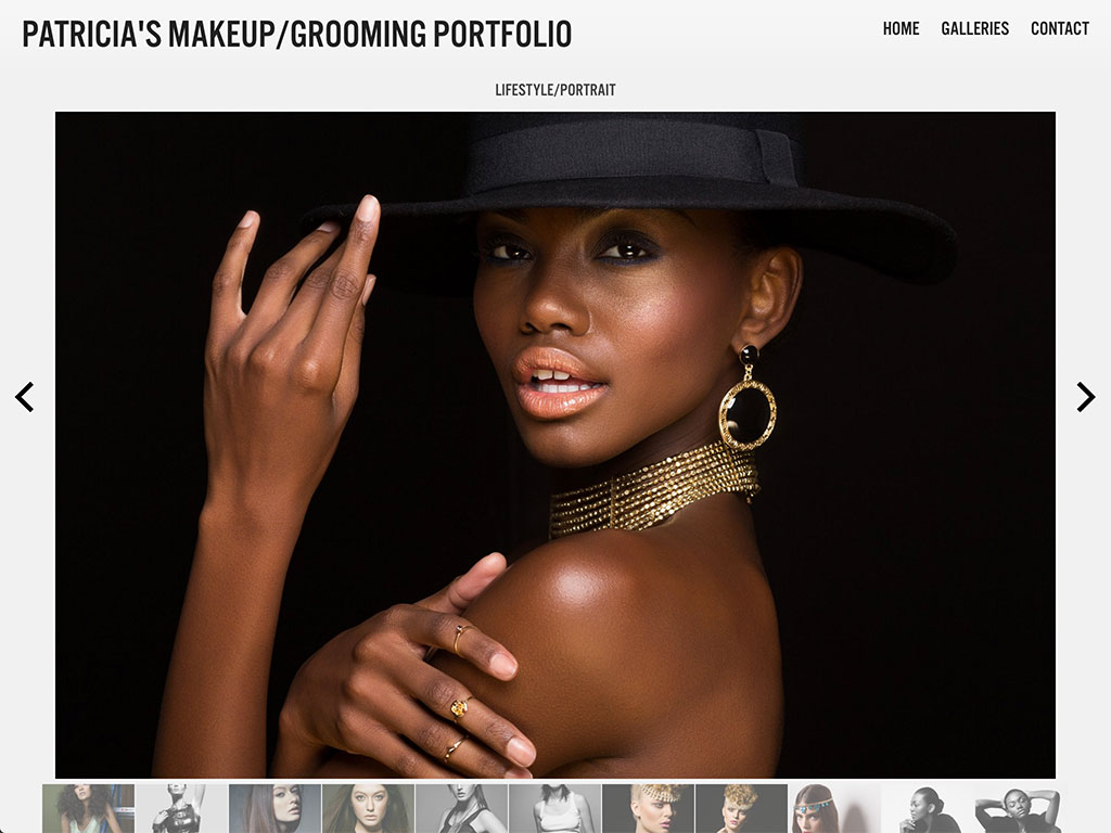 Online Makeup Artist Portfolio Examples